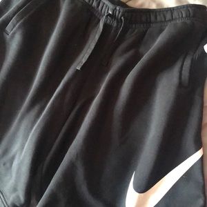 Nike sweatpants shorts